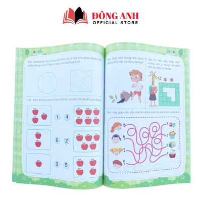 Sách - Combo 3 cuốn Sân Chơi Trí Tuệ Rèn Luyện Não Trái Não Phải dành cho bé từ 3-6 tuổi