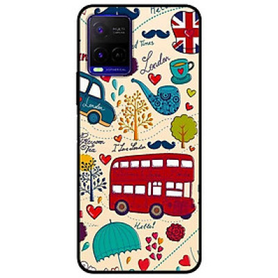 Ốp lưng dành cho Vivo Y21 - Vivo Y21s mẫu Họa Tiết Xe Buýt