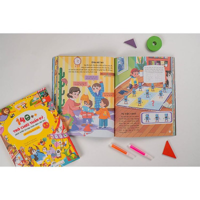 140++ trò chơi thần kỳ, phát triển trí não toàn diện cho trẻ 3-9 tuổi