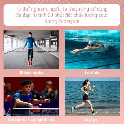 Bg Xe đạp tập thể dục trong nhà Mẫu YS02 BLUE  (hàng nhập khẩu)