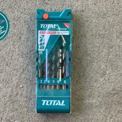 BỘ MŨI KHOAN KIM LOẠI HSS 6 CHI TIẾT TOTAL TACSD0065
