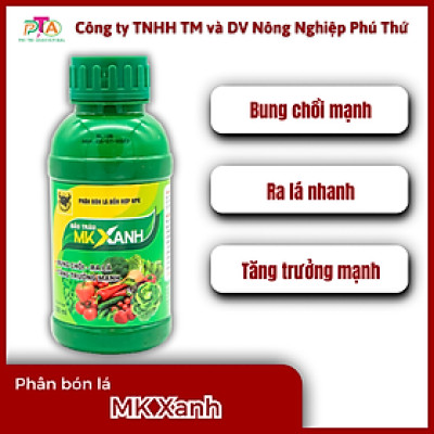 Phân Bón Lá Cao Cấp Đầu Trâu MK Xanh 500ml