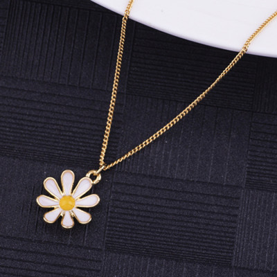 Dây chuyền vòng cổ hoa cúc hoạ mi đơn giản nhẹ nhàng thanh lịch cho bạn nữ
