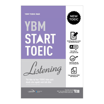 Sách YBM Start TOEIC Listening - Tài Liệu Tự Học TOEIC Hiệu Quả Dành Cho Người Mới Bắt Đầu - Alphabooks - BẢN QUYỀN