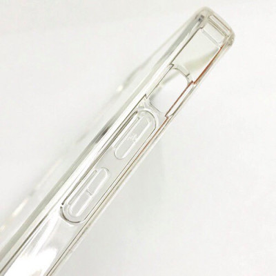 Ốp lưng cho iPhone 12 Pro Max (6.7) hiệu ROCK Pure Hybrid Glass Pc Tpu trong suốt (Không ố màu) - Hàng nhập khẩu