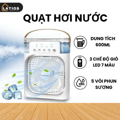 Quạt Phun Sương Điều Hòa Mini Để Bàn Cao Cấp | Có Đèn LED, Mẫu Mới, Hàng Chất Lượng Cao