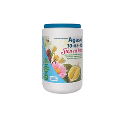 Phân bón lá Agasol 10-55-10 + TE SIÊU RA HOA - Thúc bật mầm hoa, hoa lâu tàn, phát triển bộ rễ