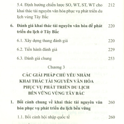 Khai Thác Tài Nguyên Văn Hóa Để Phát Triển Du Lịch Bền Vững Vùng Tây Bắc (Sách chuyên khảo)