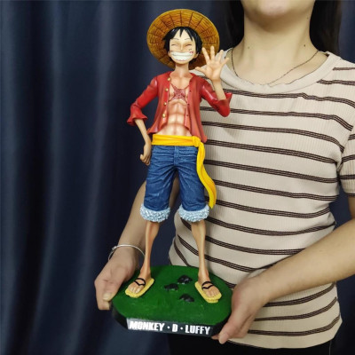 Mô Hình Luffy Xin Chào 42CM Tỉ Lệ 1/4 Mô hình One Piece Cao Cấp, Figure Mô Hình Anmie One Piece Luffy Vua Hải Tặc