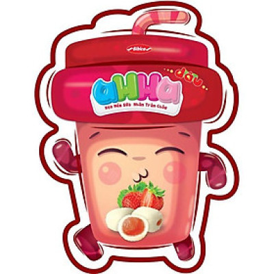 Kẹo Sữa Ahha Nhân Trân Châu 50g Bibica – Béo thơm vị sữa nhân trái cây dẻo dai thơm ngon