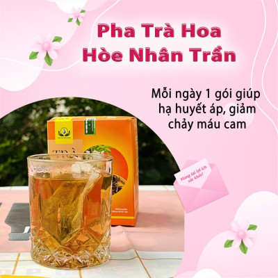 Trà Hoa Hoè Nhân Trần hộp 30 Túi Lọc x 3gr của Siêu Thị Thiên Nhiên