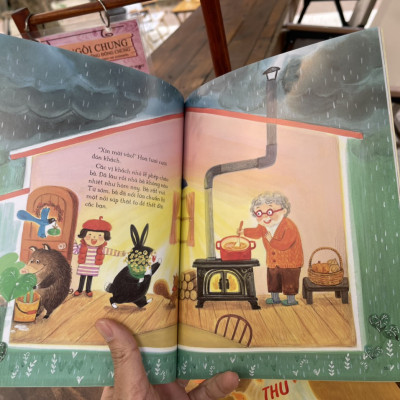 (Combo 4 quyển -  Minh hoạ màu)  VUI SUỐT CẢ BỐN MÙA - Thôi Lệ Quân - Nxb Kim Đồng 