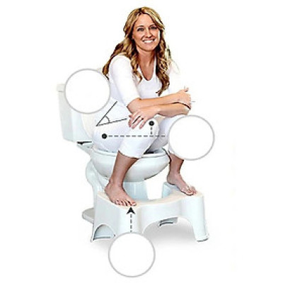 Ghế kê chân Toilet, ghế kê chân chống táo bón SongLongPlasticHD