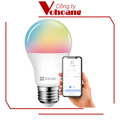Bóng Đèn Thông Minh Ezviz LB1-Color (đèn màu) kết nối WiFi điều chỉnh độ sáng qua App - Hàng Chính Hãng