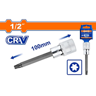 ĐẦU TUÝP 1/2" RA ĐẦU VÍT LỤC GIÁC SAO DÀI (NHIỀU KÍCH THƯỚC) WADFOW - HÀNG CHÍNH HÃNG