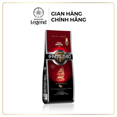 Cà Phê Rang Xay Trung Nguyên Legend Sáng Tạo 1 – Gói 340gr – 100% Robusta, Đậm Đen, Vị Đắng Mạnh