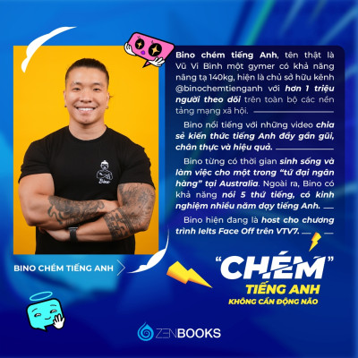 Sách - Chém Tiếng Anh Không Cần Động Não - Bino