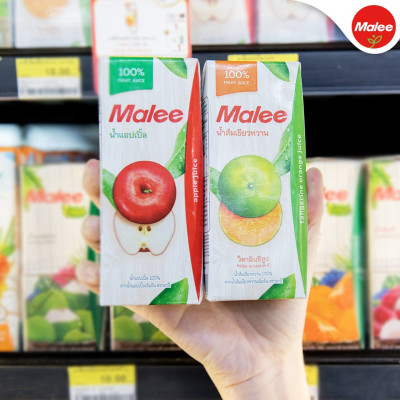COMBO 3 Hộp Nước Ép Táo Malee 200ml | Malee 100% Apple Juice 200ml