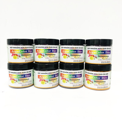 BỘT NHUỘM HOA NHẬP KHẨU ẤN ĐỘ (HỦ 110GR pha 12L nước nhuộm hoa tươi) gồm 8 màu cơ bản