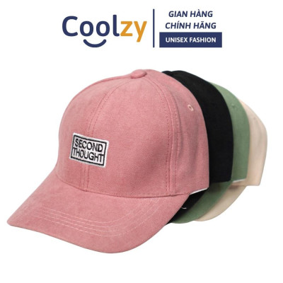 Mũ lưỡi trai ️ Nón kết thêu chữ SECOND THOUGHT phong cách Ulzzang form unisex nam nữ N02