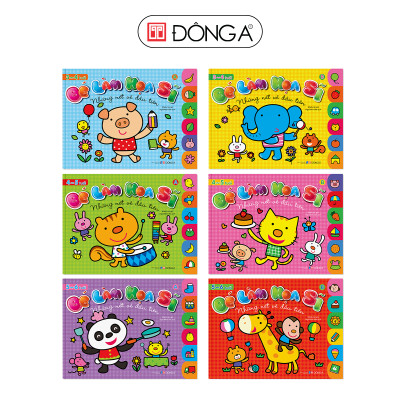 Combo 2 cuốn Bé Làm Họa Sĩ Từ 3-6 Tuổi