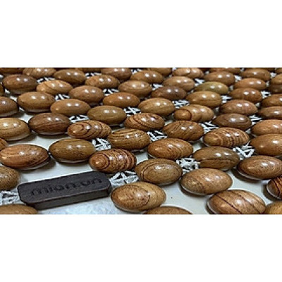 Chiếu Hạt Gỗ Hương Mộc Cao Cấp - Kích Thước 1,2mx1,9m hạt 1.6cm ( video , hình thật )