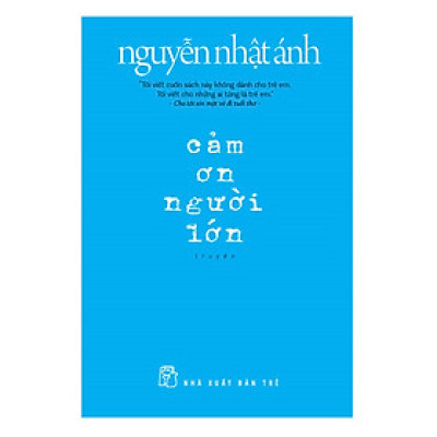 Cảm Ơn Người Lớn (Bìa Cứng)