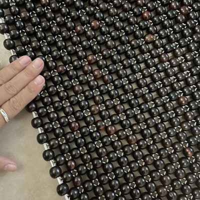 Chiếu Hạt Gỗ Mun Cao Cấp - Kích Thước 1,6mx2m ( video , hình thật ) 