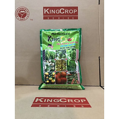 Phân bón hữu cơ sinh học KingCrop, dùng trồng rau, cây ăn trái sạch, an toàn