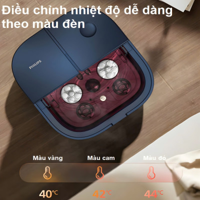 Bồn ngâm kiêm máy massage chân tự động Philips PPM5103F. Hàng chính hãng