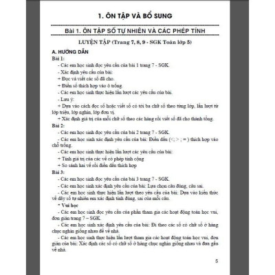 Hướng Dẫn Học Tốt Toán Lớp 5 Tập 1 (Dùng Kèm SGK Chân Trời Sáng Tạo) (HA-MK)