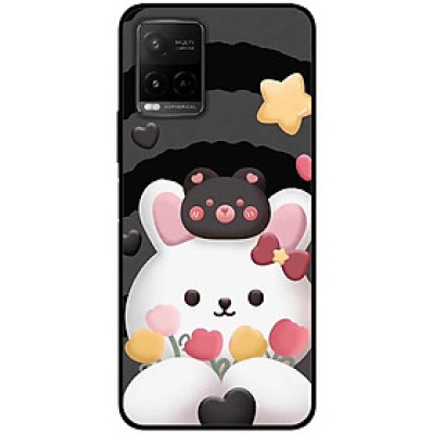 Ốp lưng cho Vivo Y12s - Y20 - Y20s - Y21 - Y21s - Y33s - Y33T - Thỏ Trắng Sao - Hàng Chính Hãng