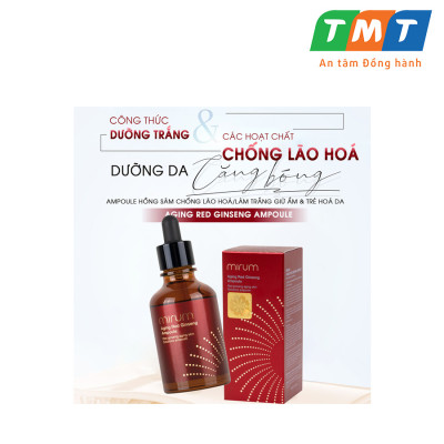 [HÀNG CHÍNH HÃNG] Ampoule hồng sâm chống lão hoá, làm trắng giữ ẩm và trẻ hoá da