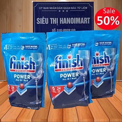 Viên rửa bát Finish All in 1 Max 60 viên