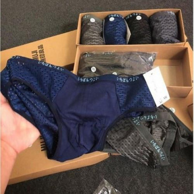 Hộp 5 Quần lót tam giác nam nhật lưới thông hơi  (có video và ảnh thật)