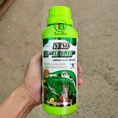 ZinTras Amino Kẽm Magie Nano (chai 500ml) Rửa Bông Sương Muối, Xanh Lá Dày Lá, Bóng Lá, áo Giáp Kẽm Bảo Vệ Hoa Trái