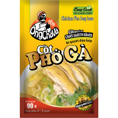 Combo 5 Gói Cốt Phở Gà Ông Chà Và 90g (Chicken Pho Soup Base)