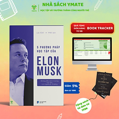 Sách - 5 Phương Pháp Học Tập Của Elon Musk - Những Điều Bình Thường Tạo Nên Con Người Phi Thường - Nhà Sách Ymate