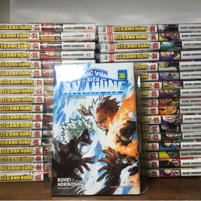 Sách - Học viện siêu anh hùng (combo 36 tập, tập 1-30 tái bản, tập 31-36 bản in đầu)