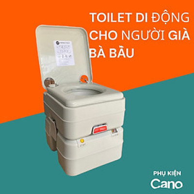 Bô vệ sinh trong nhà cho người già , người ốm. Bồn cầu di động đa năng nhựa cao cấp, Bồn Cầu Di Động Cắm Trại, gọn nhẹ bỏ vừa xe