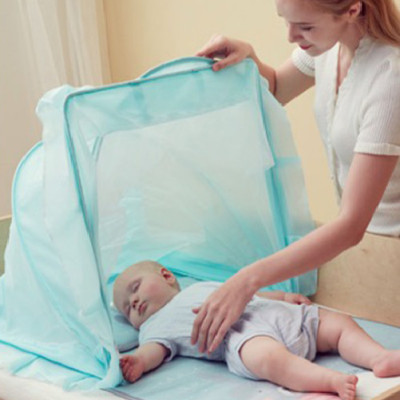 Mùng ngủ gấp gọn chống muỗi cho bé cao cấp A - an toàn, gọn nhẹ, thoáng khí