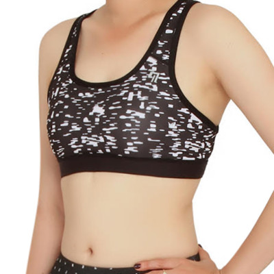 Áo Thể Thao Nữ Just Feel Free H6510 - Đen Trắng