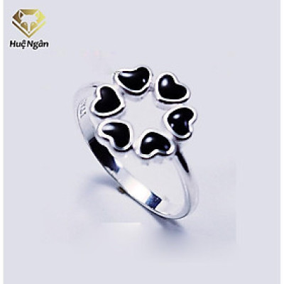 Nhẫn bạc Ý 925 Huệ Ngân - Tim xinh JZ039