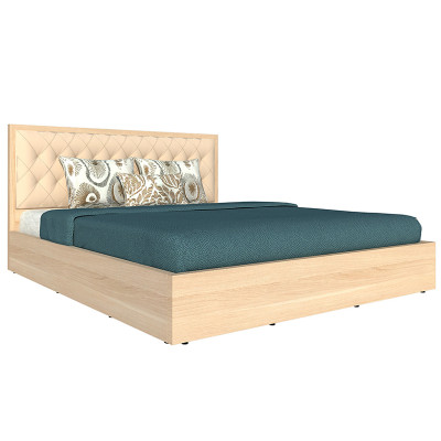 Giường ngủ cao cấp Tundo màu vàng sồi 180cm x 200cm