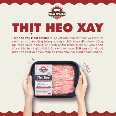 [GIÁ THẤP NHẤT THÁNG] Thịt heo xay Meat Master ( 400 G ) - Giao nhanh