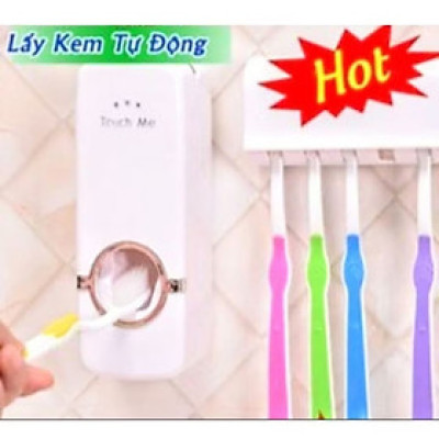 BỘ DỤNG CỤ TỰ ĐỘNG LẤY KEM ĐÁNH RĂNG VÀ GÁC BÀN CHẢI ĐÁNH RĂNG THÔNG MINH 