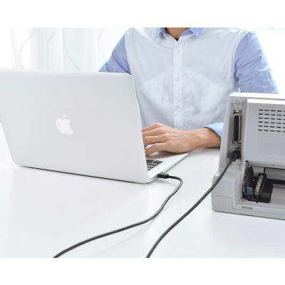 Cáp máy in USB 2.0 sang USB-B tích hợp IC khuyếch đại UGREEN US122 - Hàng Chính Hãng