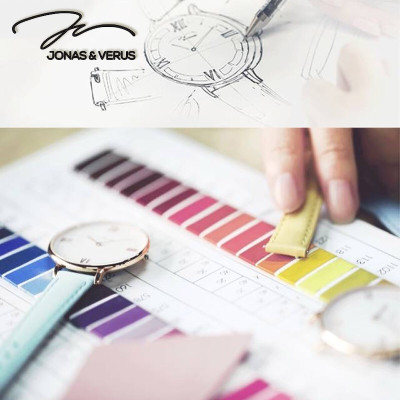 Đồng hồ đeo tay Nữ hiệu JONAS & VERUS X01856-Q3.PPWLH, Máy Pin (Quartz), Kính sapphire chống trầy xước, Dây Da Italy