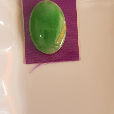 Mặt Lắc Tay Oval Xanh ngọc lớn vừa Dài 34mm x ngang 24mm x dầy 3mm Chất liệu đá ngọc cẩm thạch xanh ngọc bóng tự nhiên đẹp Nữ lên lắc tay vàng đeo đẹp sang lắm món quà tặng Mẹ, tặng vợ người thân yêu ý nghĩa ạ