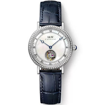 Đồng hồ nữ chính hãng IW CARNIVAL IW626G-2 Kính sapphire ,chống xước ,Chống nước 30m ,Bảo hành 24 tháng,Máy cơ (Automatic),dây da cao cấp, thiết kế đơn giản dễ đeo